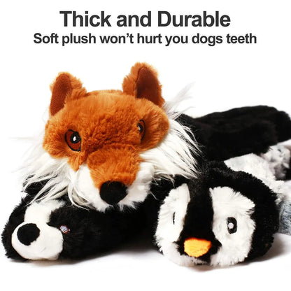 Soft Fleece Squeaky Dog Toy | Gentle Plush Toy for Small and Medium Dogs