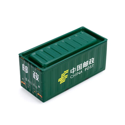 Mini caja de almacenamiento de hierro, mini caja de hierro de escritorio, modelo de mini contenedor, decoración creativa, coleccionar artículos pequeños, regalos de Navidad