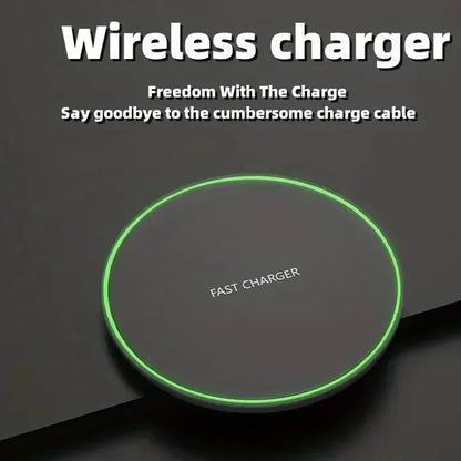 Wireless Charger Pad Stand | Fast 30W Qi Charger for iPhone Samsung Xiaomi