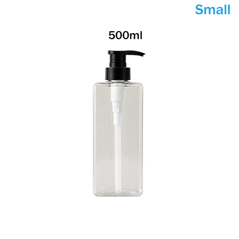 Square Soap Dispenser | Refillable 400/500ml Bathroom Pump Bottle