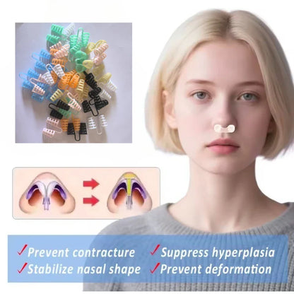 8-Color Anti-Snoring Nose Clip | No-Electricity Sleep Aid