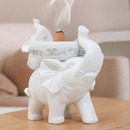 Figurine d'éléphant, plateau à bonbons amusant, vide-poche, table de décoration d'intérieur, figurine, articles divers, conteneurs, accessoires, boîte de rangement, bureau, b