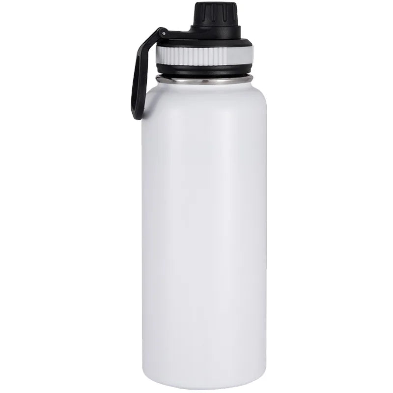 Large Sports Double Wall Stainless Steel Water Bottle | Insulated Thermos Vacuum Flask