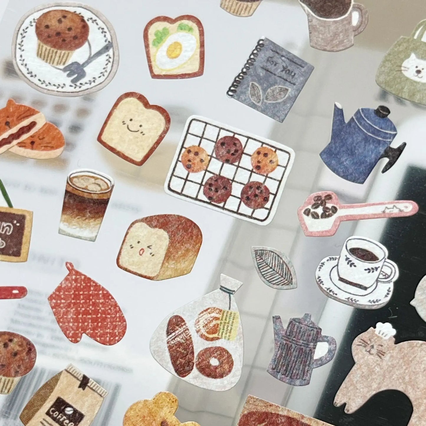Coffee House Sticker Pack | 50pcs Korean Style Journal Decor