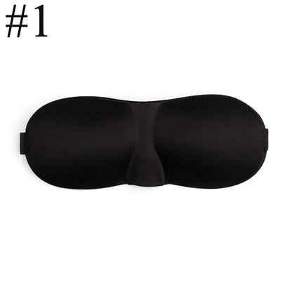 3D Contoured Sleep Eye Mask | Light Blocking Blindfold for Deep Sleep