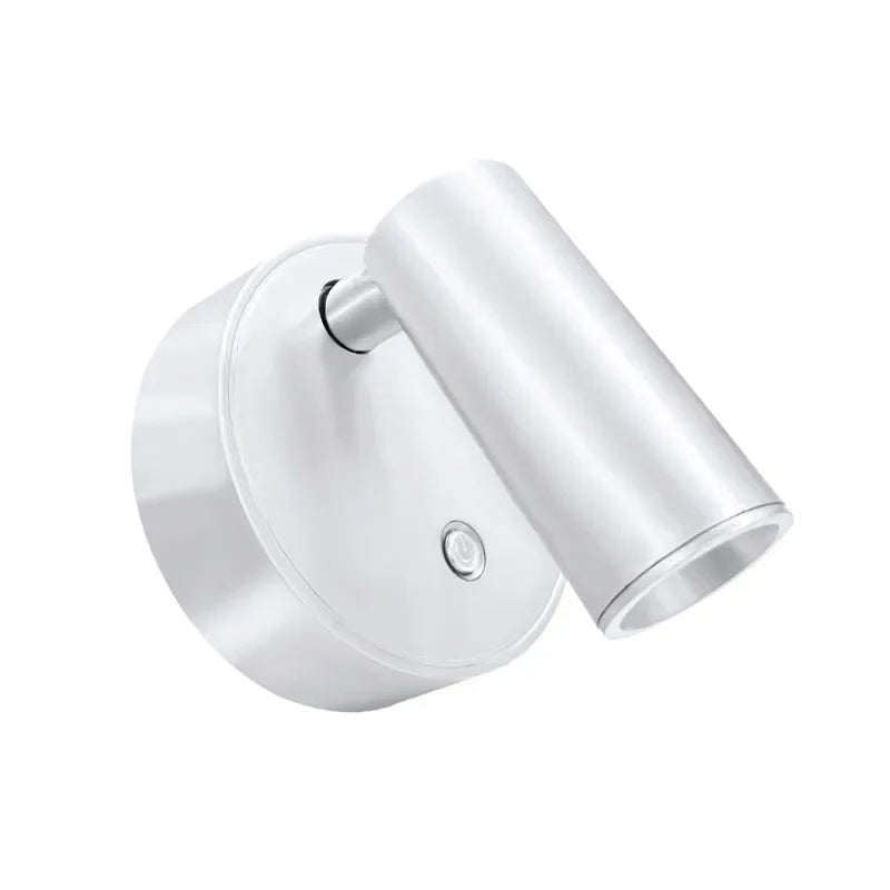 Lámpara de pared LED magnética recargable táctil regulable sin cables para mesita de noche