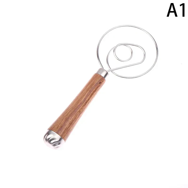 Danish Dough Whisk | Stainless Steel Mixing Rod for Baking