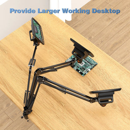 Adjustable Microscope Arm Stand Metal Bracket Coin Microscope Mount