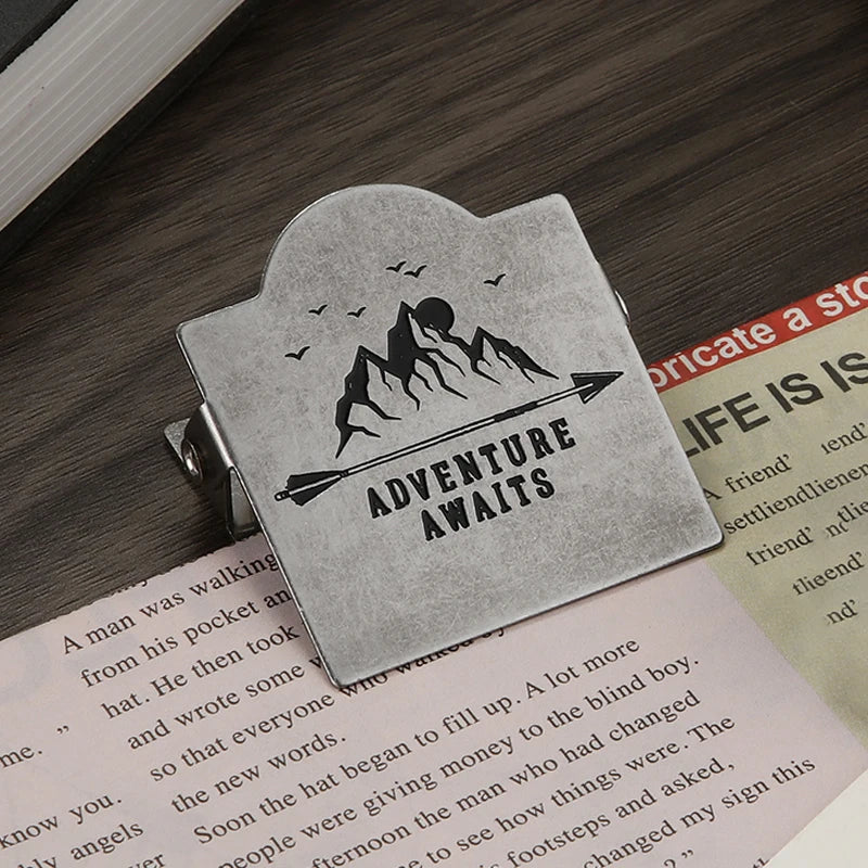 1 pince à papier rétro en métal, format 40 mm, pour la reliure de notes, de lettres et de documents, fournitures de bureau et scolaires