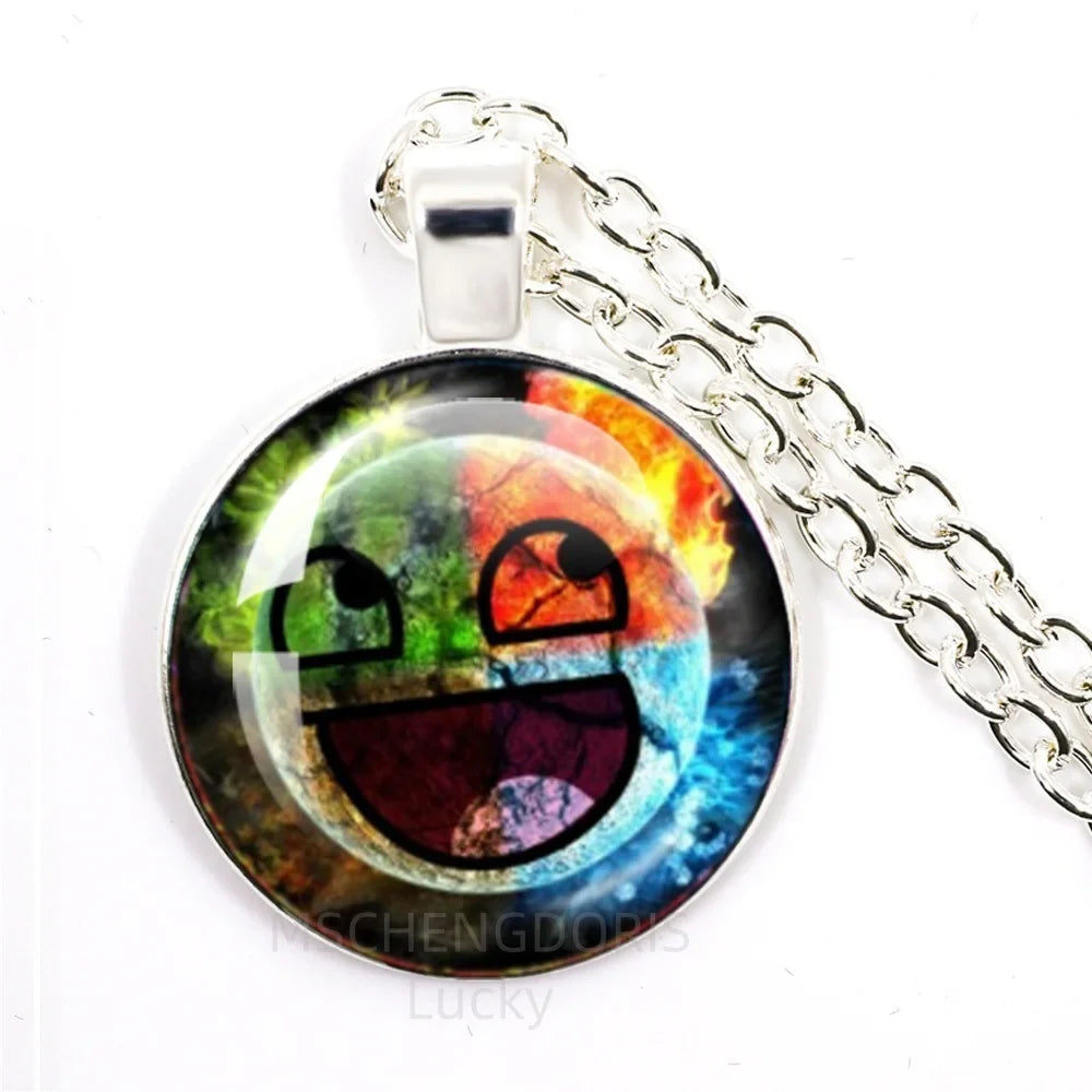 Funny Meme Cartoon Pendant Necklace | Unisex Fashion Jewelry Gift