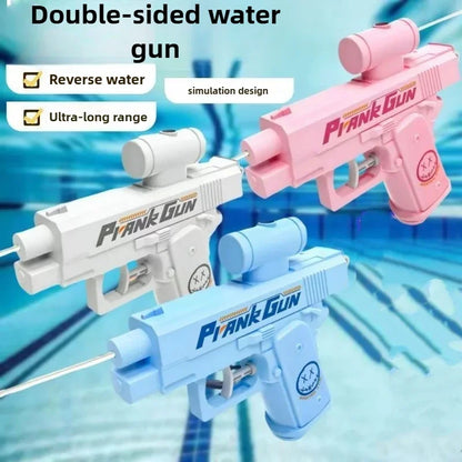 2-Way Reverse Splash Water Gun | Double Directional Prank Toy