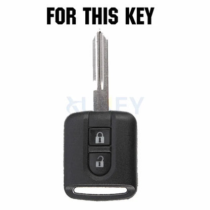 Silicone Key Fob Cover for Nissan Qashqai Micra Navara | Protective Shell Holder