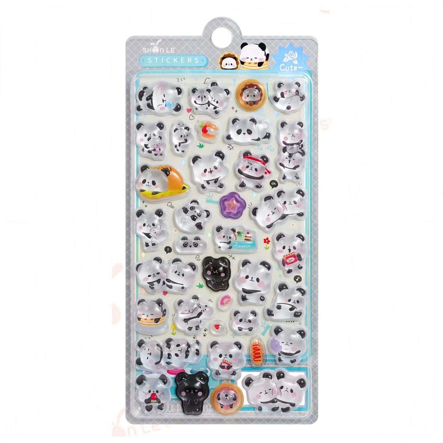 3D Food Stamping Seal Sticker | Japanese Anime Decorative Craft Stickers for Kids