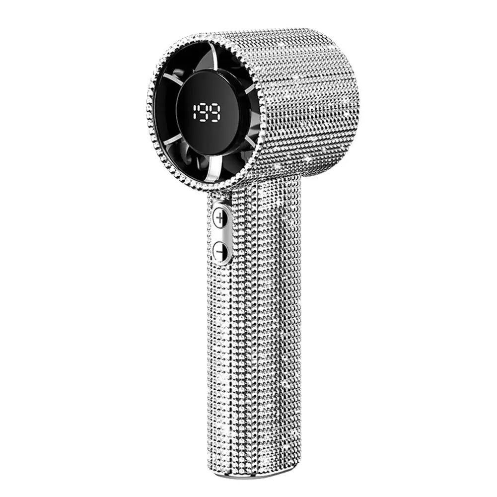 Portable Hand Fan High-Speed Turbo Misting Fan with Rechargeable Design