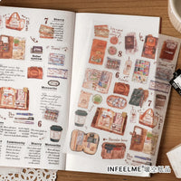 DIY Washi Paper Sticker Pack | Creative Scrapbook Decorative Stickers