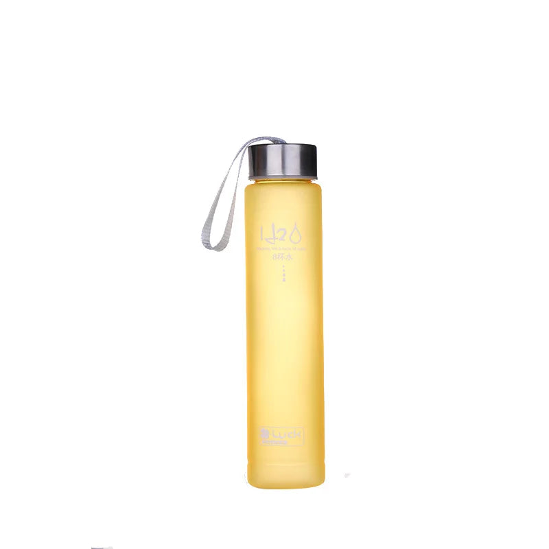 Frosted Plastic Water Bottle | Portable Leak-Proof Sport Drinkware
