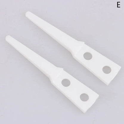 Anti-static Ceramic Tweezers Set | 2pcs Straight and Curved Tip for Electronics Repair