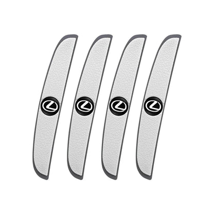 4Pcs Silicone Car Door Edge Protector Strips | Anti-Collision Pad for Lexus Models