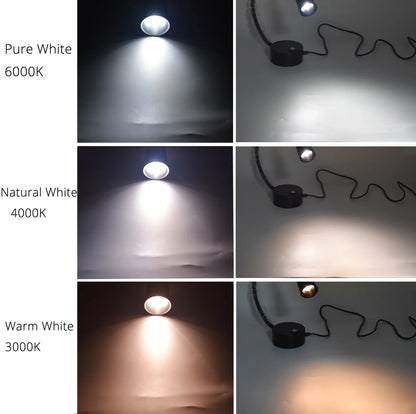 USB Wall Reading Lamp Dimmable Gooseneck Bedside Light 3CCT CRI98
