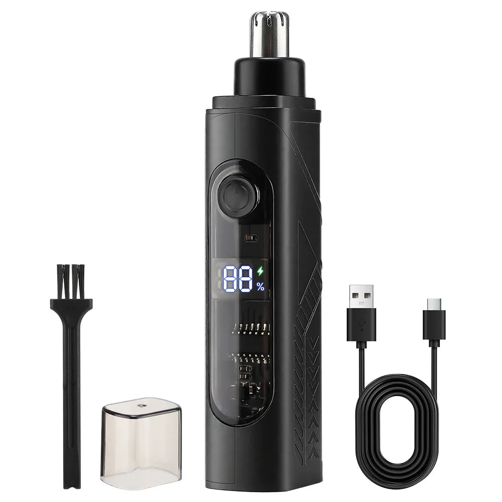 Tondeuse électrique à poils de nez, rechargeable par USB, pour hommes
