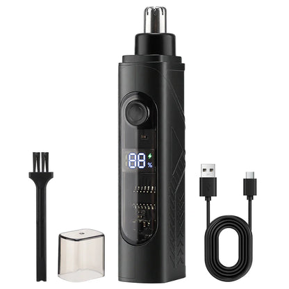 Tondeuse électrique à poils de nez, rechargeable par USB, pour hommes