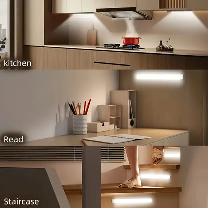 Rechargeable Sensor Night Light | 4 Sizes, 3 Color Modes, Magnetic & No Drill