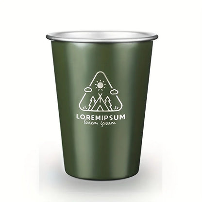 350ml Stainless Steel Beer Mug | Collapsible Outdoor Camping Cup