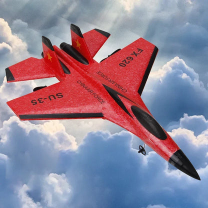 Kids RC Airplane 2.4GHz Fighter Jet Glider Remote Control Plane