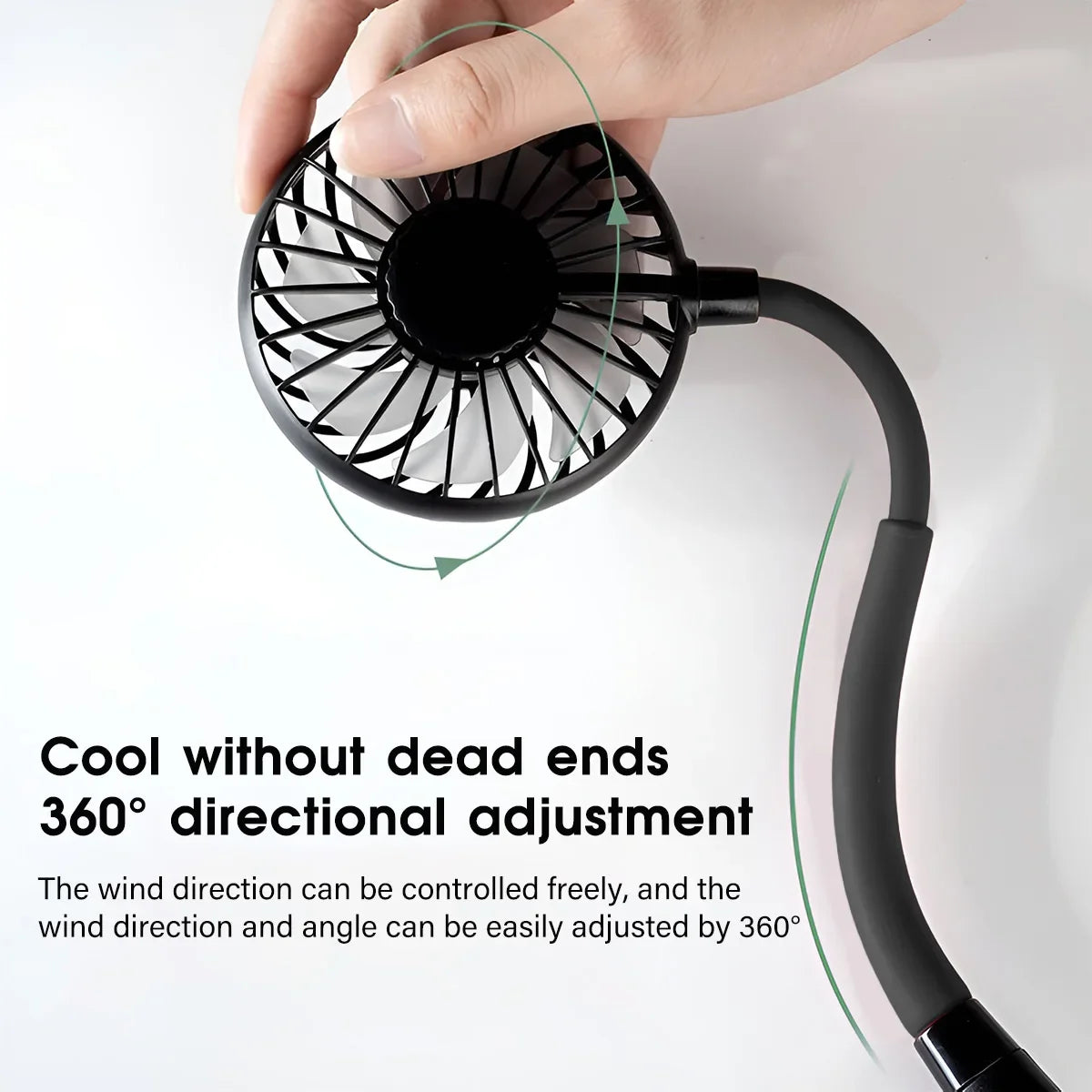 Compact Mini Fan | Portable Battery Operated Hand Held Fan with 3 Speed Settings | Lightweight Cooling Solution for Travel
