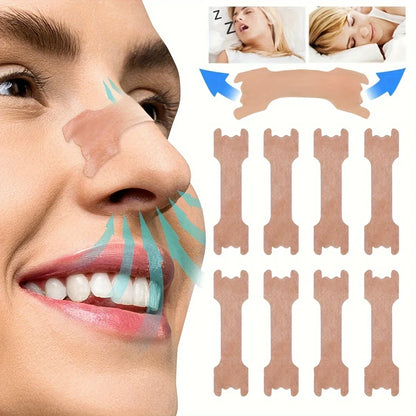 Anti-Snoring Nasal Strips for Adults | Hypoallergenic Sleep Aid for Better Breathing