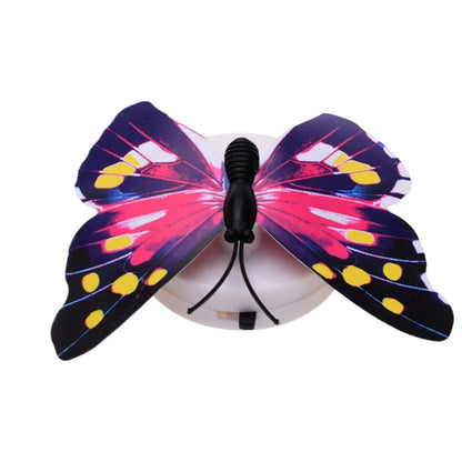 Colorful LED Butterfly Night Light | Novelty Home Decor with Battery Power