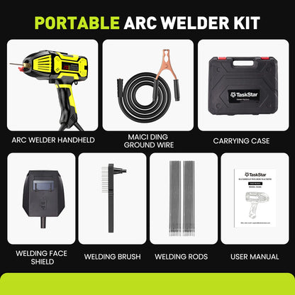 Portable 110V ARC Welder IGBT Inverter Handheld Stick Welding Machine 20-200Amp