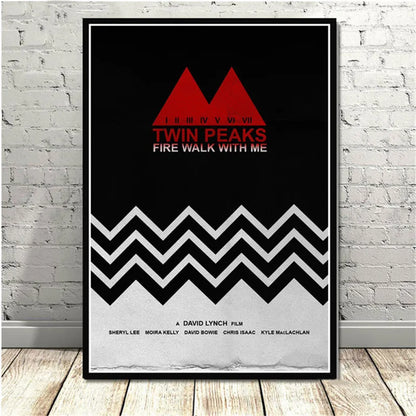 Série télévisée Twin Peaks Affiches d'anime de films classiques et impressions sur toile Peintures d'art murales pour la décoration intérieure du salon