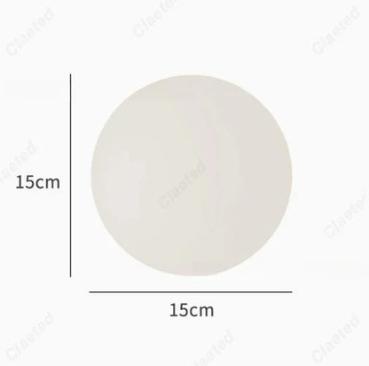 European Modern Minimalist LED Cream Wind Ball Wall Lamp Living Room Corridor Study Bedroom Bedside Lighting