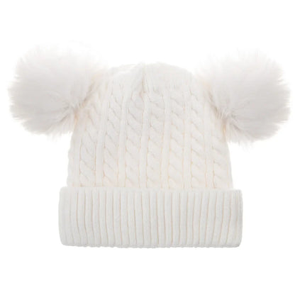 Baby Knotted Turban Hat | Warm Fleece Lined Beanie for Infants