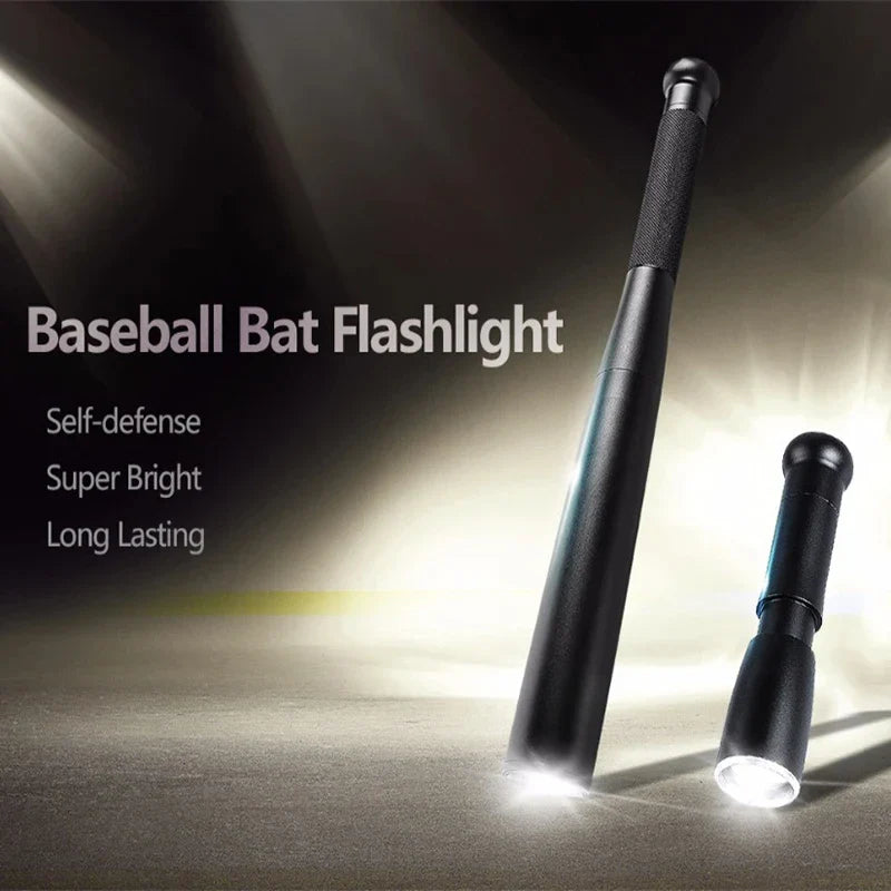 Linterna LED impermeable de aleación de aluminio con mango estilo murciélago – Luz superbrillante