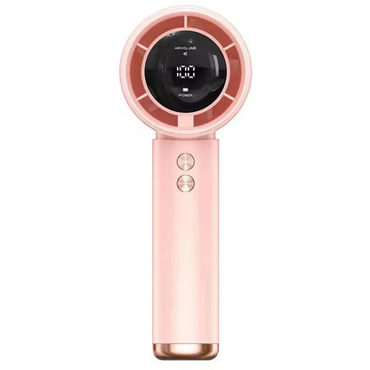 Turbo Mini | Handheld Fan with 100-Speed Control | Portable Misting Fan for Personal Cooling