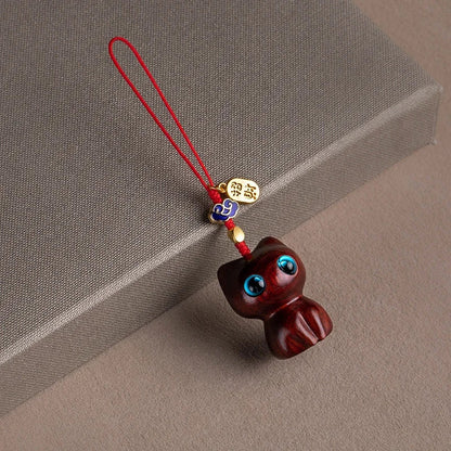 Sandalwood Scented Cat Keychain | Cute Phone Chain and Bag Pendant