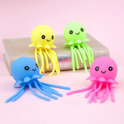 Squeeze Stress Relief Toys | Crab Duck Whale Octopus Bath Toys