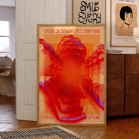 Láminas Modernas De Arte Abstracto Con Afirmaciones Vintage De Los 70 Para Pared, Cuadros En Lienzo, Póster Para Sala De Estar, Decoración Del Hogar