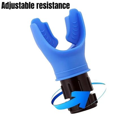 Lung Training Device | Adjustable Resistance Breathing Exerciser