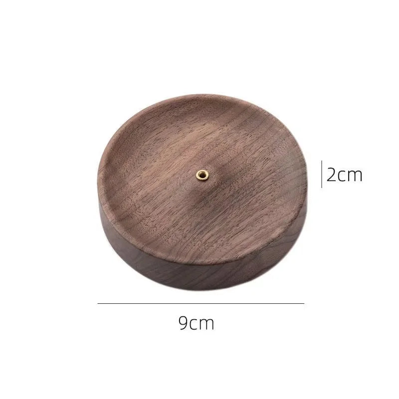 Solid Wood Incense Stick Holder | Handmade Tea Ceremony Incense Burner Tray
