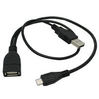 2-in-1 Micro USB to USB OTG Adapter with Power Cable | For Fire Stick, PlayStation Classic & More