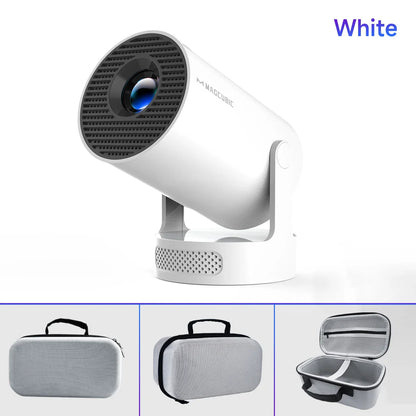 Projecteur portable 8K HD avec WiFi6 BT5.0 Android pour cinéma maison et extérieur