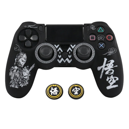 PS4 Controller Silicone Cover | Soft Protective Skin with Joystick Grips