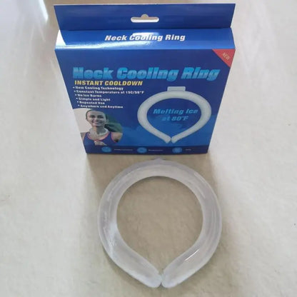 Outdoor Summer Neck Cooling Tube | Reusable Ice Ring for Hiking, Cycling, and Fishing