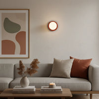 Nordic Glass LED Wall Lamp Orb Sconce for Bedroom Hallway Staircase