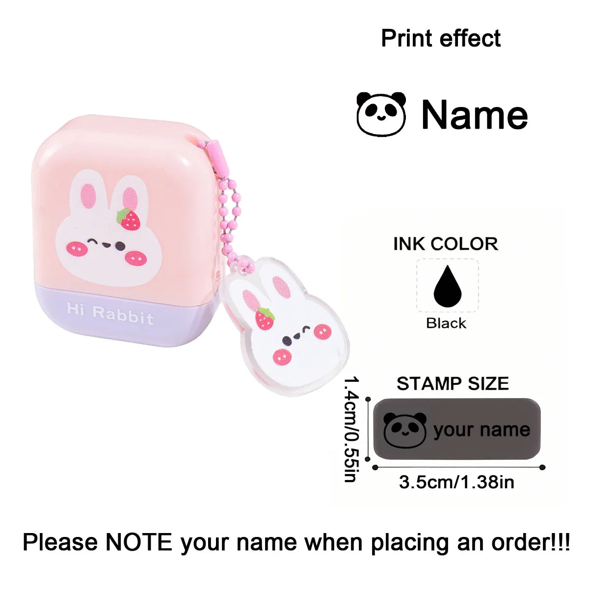 Custom Name Stamp for Clothes and School Uniforms | Personalized Belongings Marker