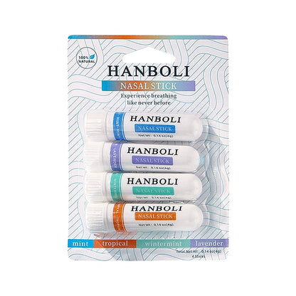 4Pcs Nasal Stick Aromatherapy Inhaler | Focus & Breathing Enhancer for Driving Alertness