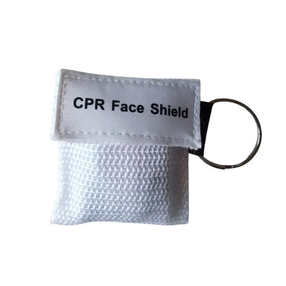 Compact CPR Face Shield Keychain | Portable Emergency Resuscitator Mask